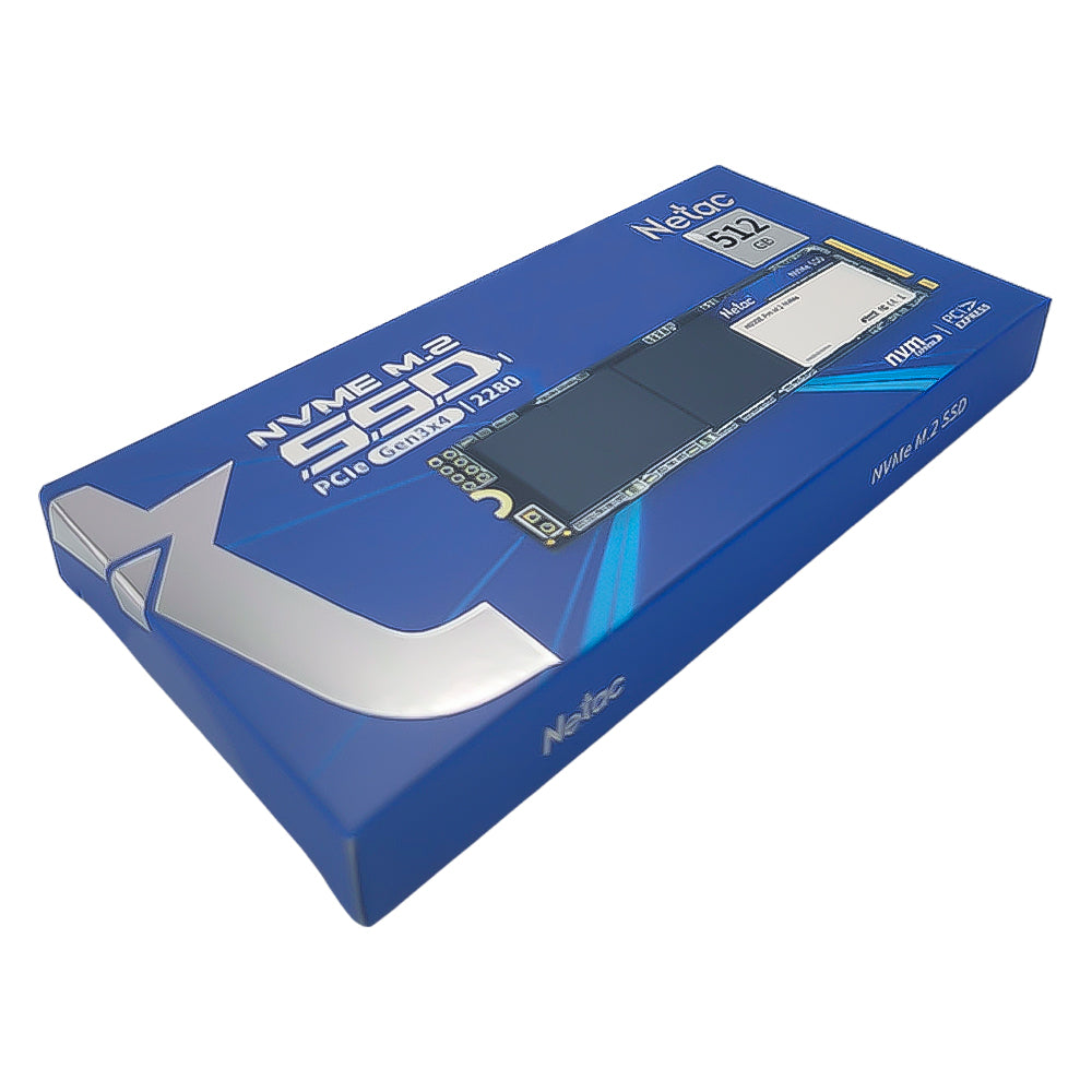 SSD M.2 NVME 512GB Netac 2400Mb/s Leitura 1700Mb/s Escrita