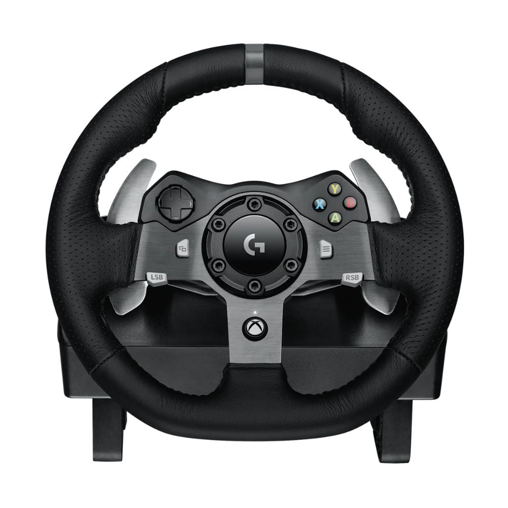 Volante Logitech G920 Driving Force, Force Feedback, Pedais Ajustáveis, USB, Compatível com Xbox One e PC
