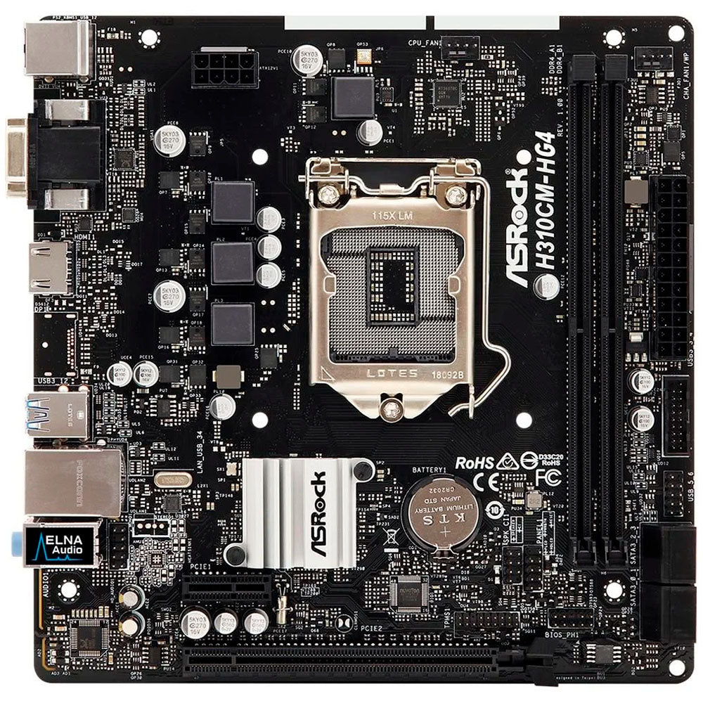 Computador Gamer Core i5 8500, SSD 512GB, 16Gb RAM, Placa Vídeo 6GB, GDDR6, 192-BIT RTX 2060,H310CM-HG4 DDR4