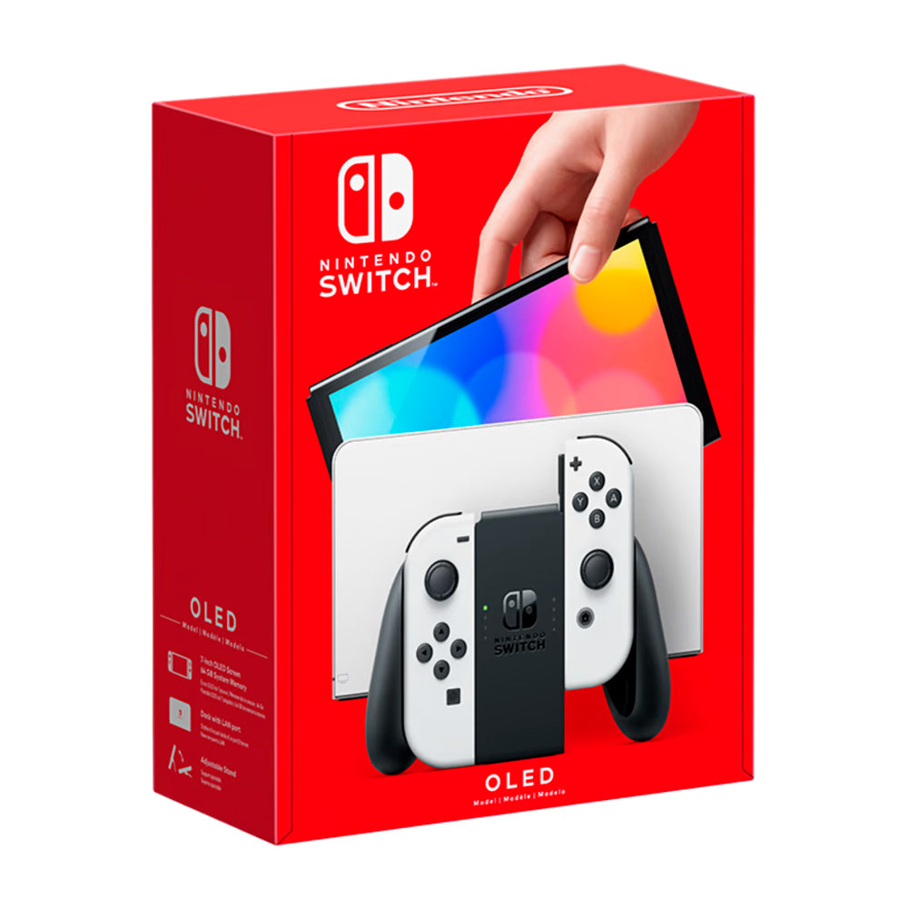 Console Portatíl Nintendo Switch OLED, Com Joy-Con, Branco, HBGSKAAA2