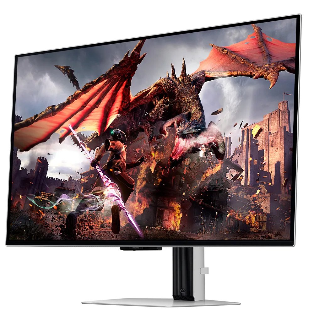 Monitor Gamer Samsung Odyssey OLED G8 32" 4K 240Hz 0.03ms TV com AI - Prata