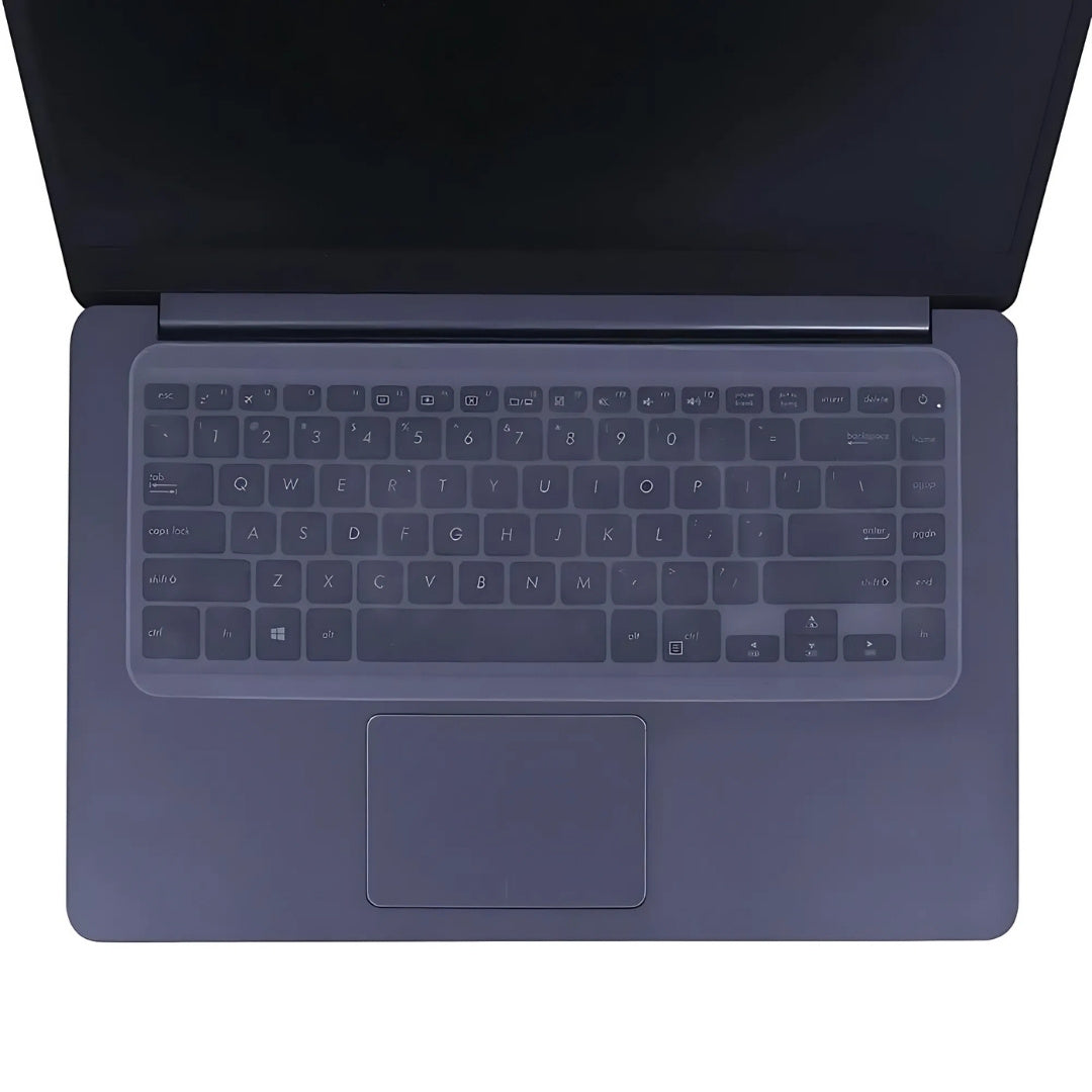 Protetor de Teclado em Silicone Transparente Para Notebook 13" e 14", Antipoeira e Lavável – BringIT