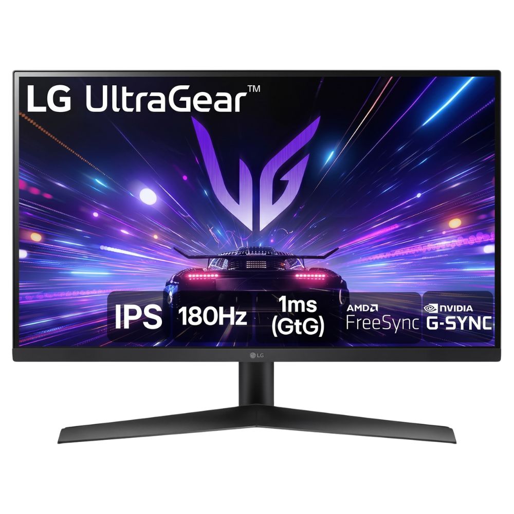 Monitor Gamer LG UltraGear 27GS60F-B 27" IPS Full HD 180Hz 1ms G-SYNC FreeSync HDR10 Preto