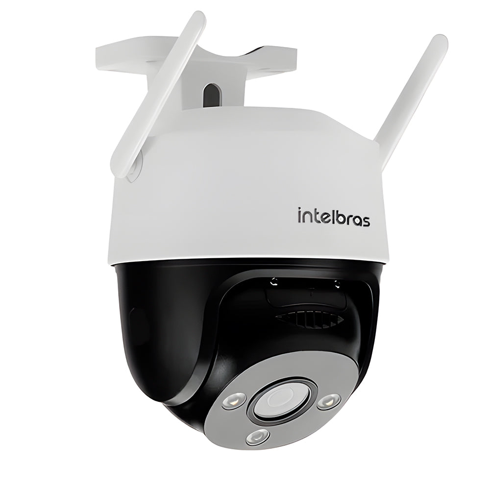 Câmera de Segurança Intelbras IP, iM7 S Full Color, Wi-Fi, Full HD, Visão 360 Graus, Mini Sped Dome, Branca
