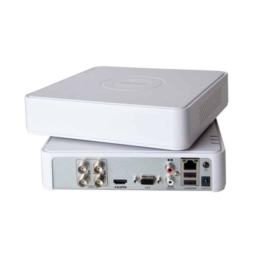 DVR Hikvision DS-7104HGHI-M1 Gravador Digital de Vídeo com 4 Canais Turbo HD 1080p Lite, H.265+, HDMI/VGA