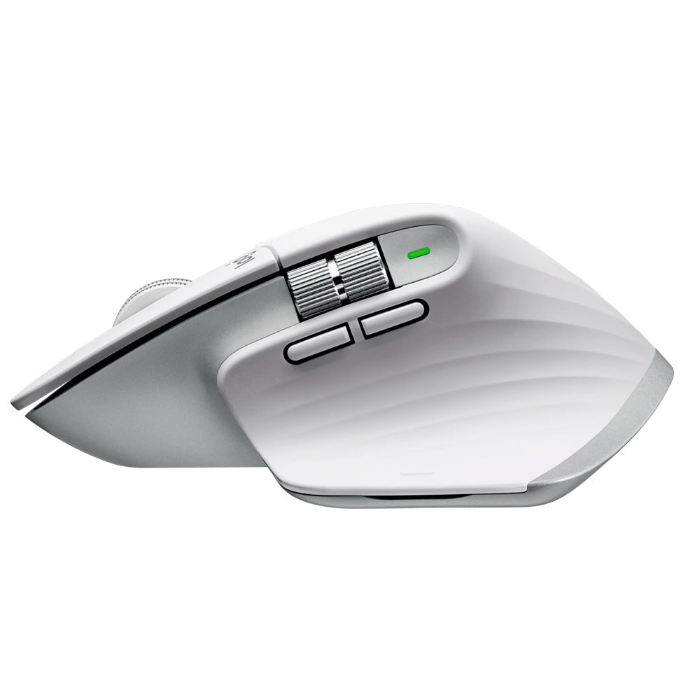 Mouse Logitech MX Master 3S, 7 Botões, 8.000 DPI, Bluetooth Wireless, Cinza Claro