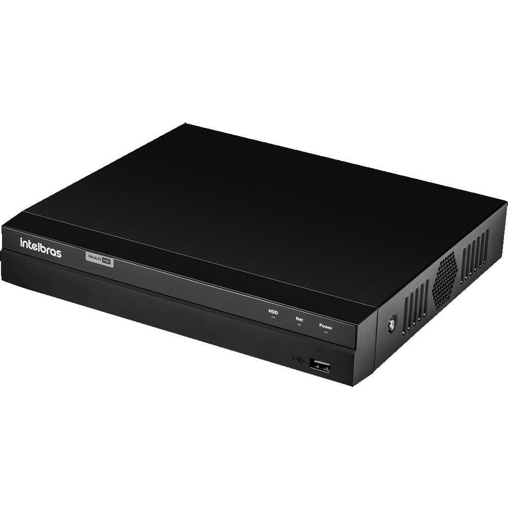 DVR Intelbras MHDX 1208 FHD, 8 Canais, Gravador Digital de Vídeo, Com HD de 3TB