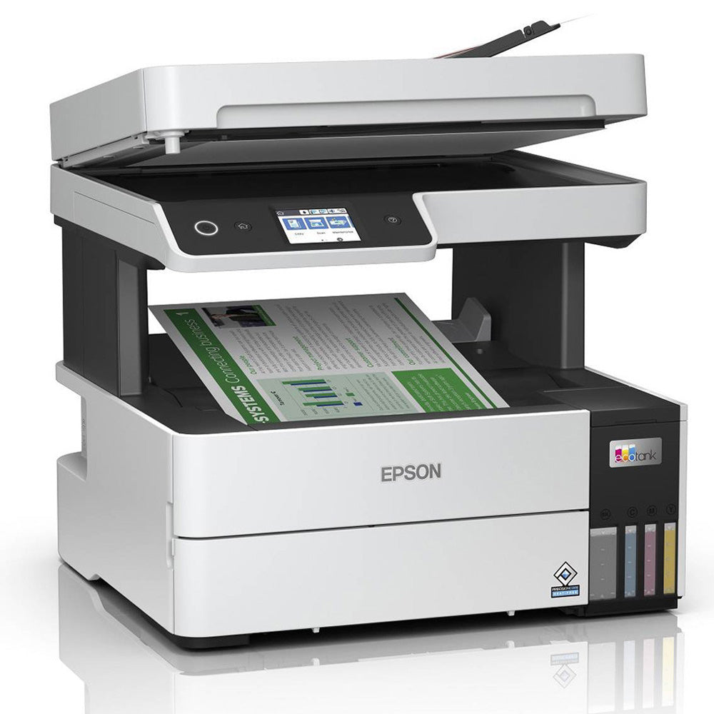 Impressora Multifuncional Epson Eco Tank L6490, Colorida, Wifi, Duplex, Preto e Branco - C11CJ88302