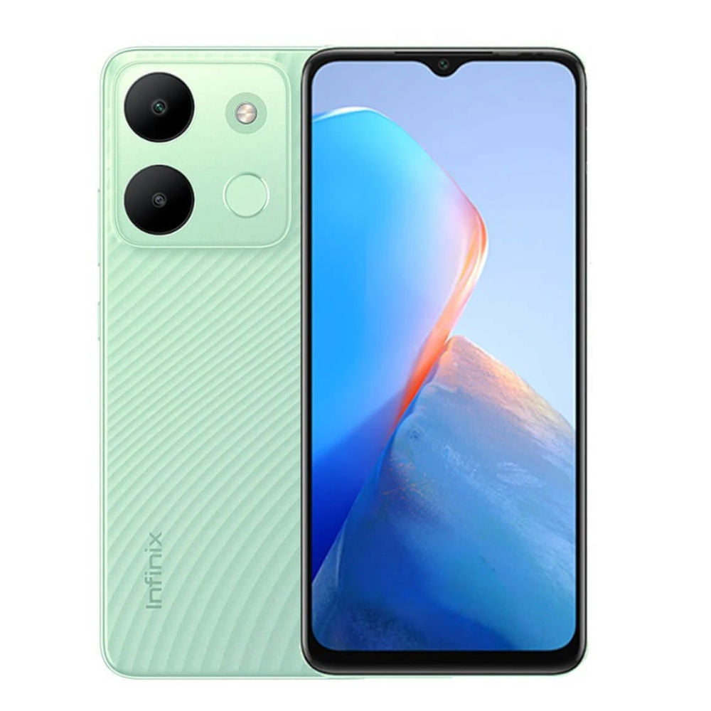 Smartphone Infinix Smart 7, 64GB, 7GB RAM (4+3GB), Tela 6.6