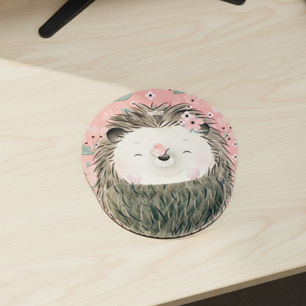Mouse Pad Ergonômico 24 x 20,6cm, Reliza Comfort Fun, Apoio  para Pulso e Base Antiderrapante - Estampa Ouriço