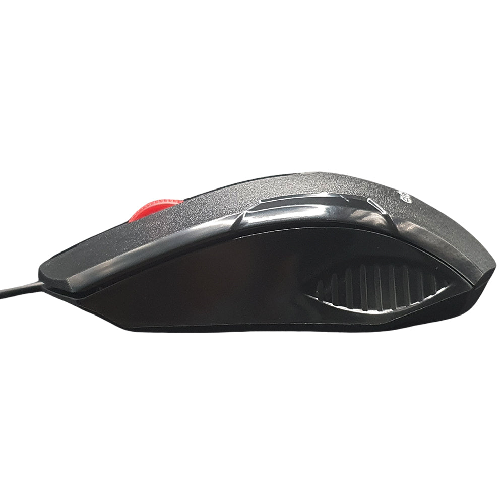 Mouse USB Óptico, 1.200 DPI, Com Cabo de 1 Metro, Compacto, Preto, Exbom- MS-71