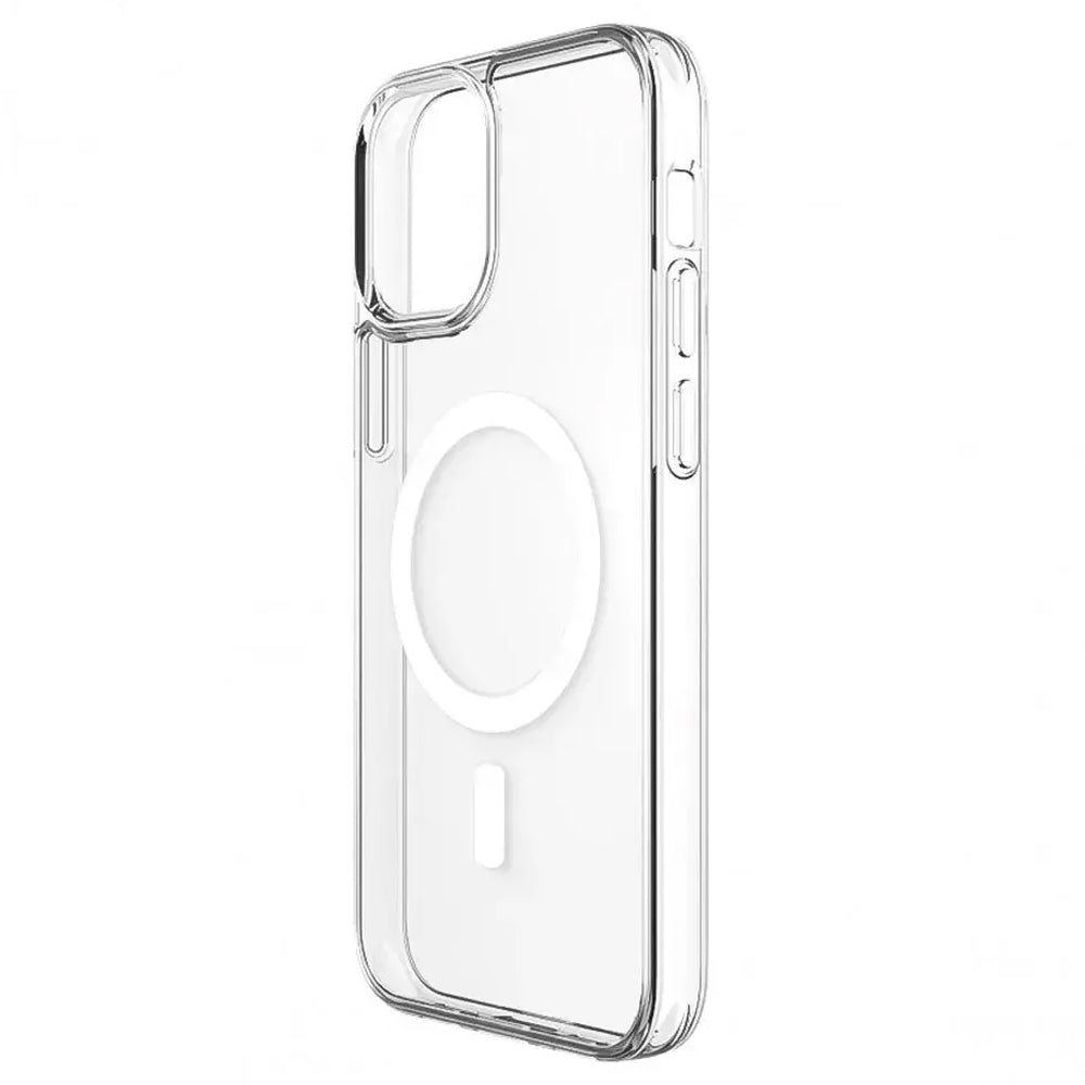 Capa Transparente, Com Suporte Para Carregamento Magnético, Para iPhone 14