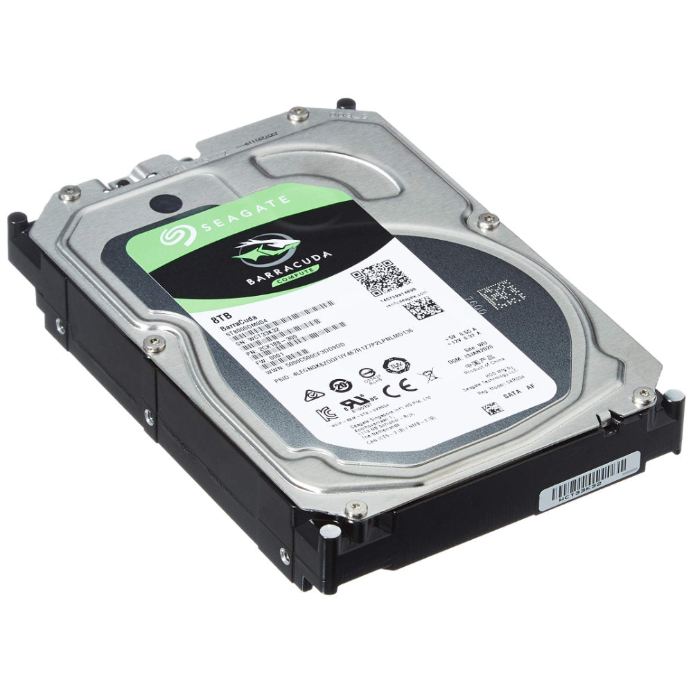 HD Interno Seagate BarraCuda 8TB 3.5" SATA III 6Gb/s 5400RPM 256MB Cache HDD Desktop ST8000DM004