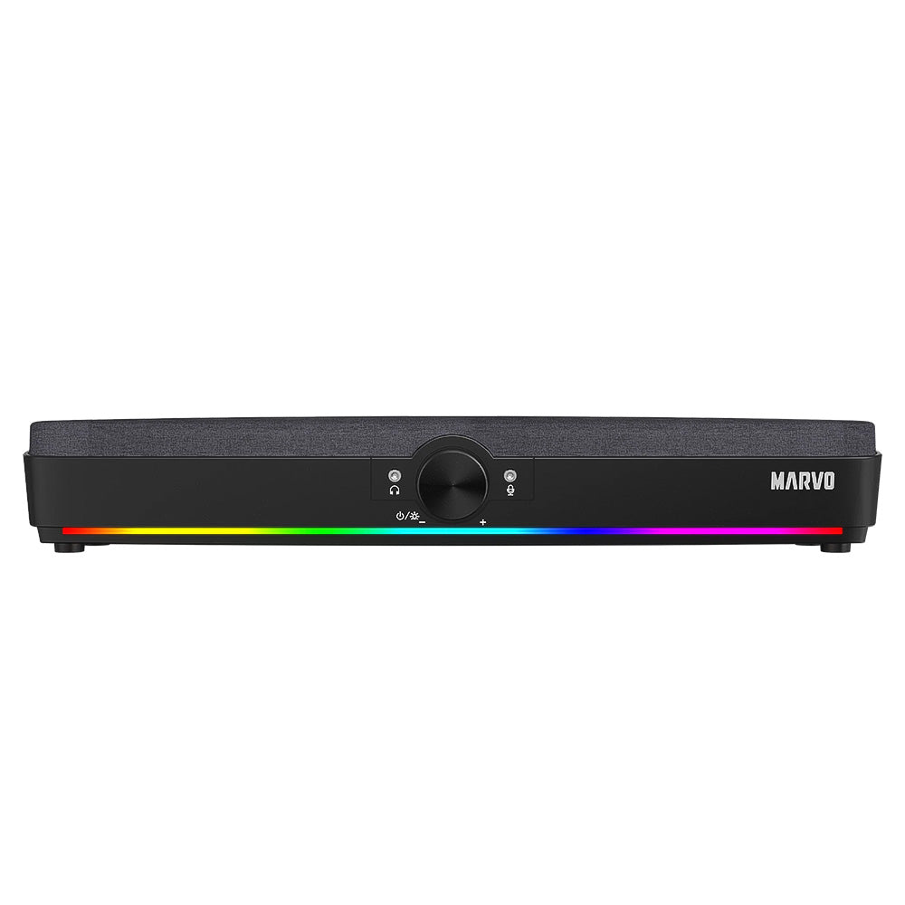 Caixa de Som Marvo SG-286, RGB, USB 2.0, Bluetooth, 5W, Preta
