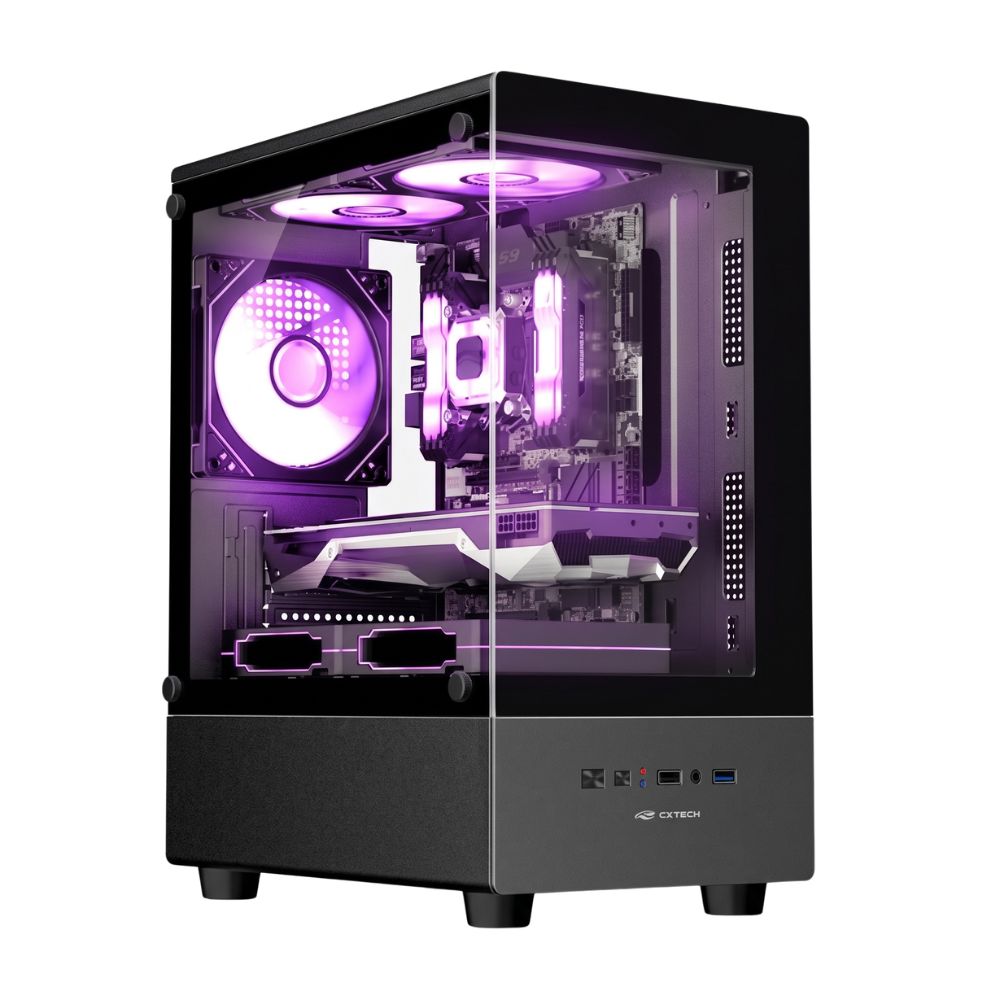 Gabinete Aquarius MT-G150BK Sem Fonte C3Tech Gaming