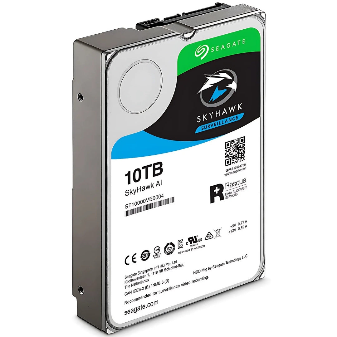 HD Seagate 10TB SkyHawk AI Surveillance 3.5" SATA 3 7200RPM - ST10000VE001
