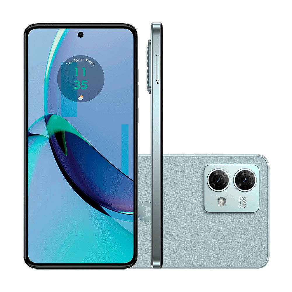 Smartphone Moto G84, 5G, 256GB, 8GB RAM, Azul Vegan Leather- XT2347-1