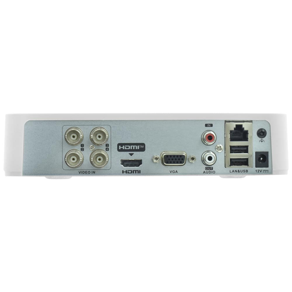 DVR Hikvision DS-7104HGHI-M1 Gravador Digital de Vídeo com 4 Canais Turbo HD 1080p Lite, H.265+, HDMI/VGA
