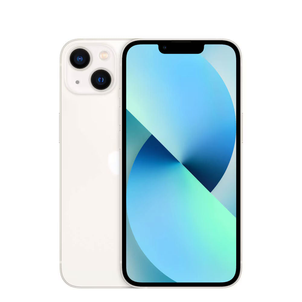 iPhone 13 Apple 256GB iOS 15, Chip A15 Bionic, Tela 6.1" Super Retina XDR OLED, Dual 12MP, Face ID, 5G Estelar MLQ73BR/A