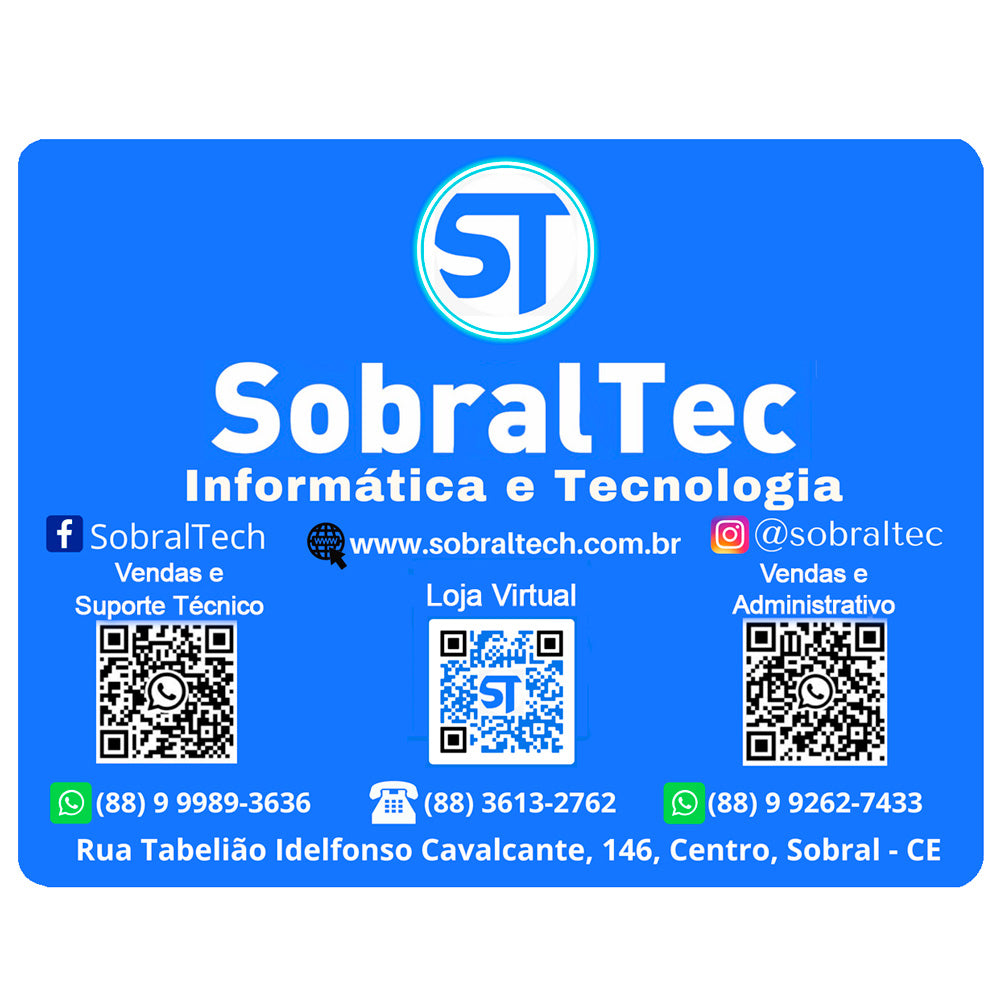 Computador Core i3-2120, SSD 128GB, Memória 4GB, Gab. MT-32BK, Windows 10