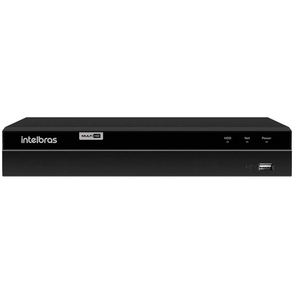 DVR Gravador de Vídeo inteligente Com 4 Canais Intelbras MHDX 1204 Com Detecção Inteligente de Movimento