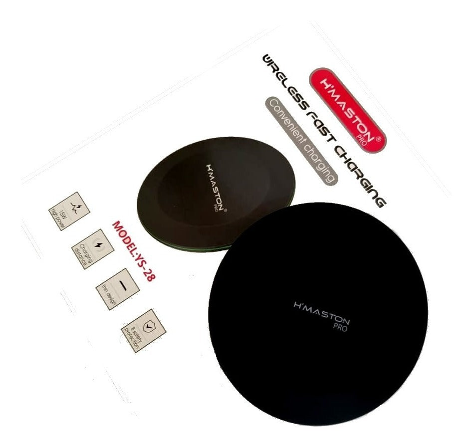 Carregador Sem Fio Qi Fast Charger Pad 15w  H'maston YS-28