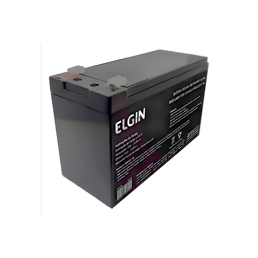 Bateria Selada de Chumbo, Elgin VRLA 12V ALARF1