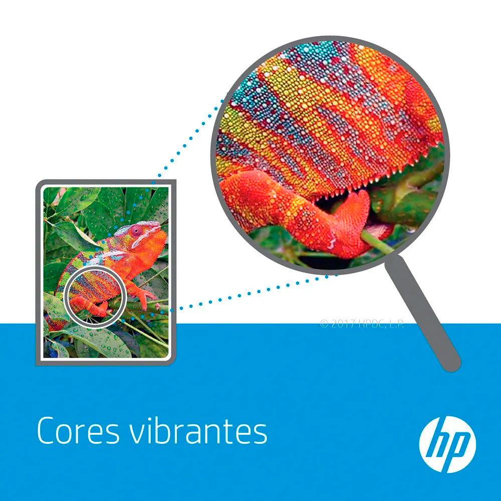 Cartucho de Tinta HP 664, Preto, Original, F6V29AB, Para HP Deskjet 2136 2676 3776 5076 5276