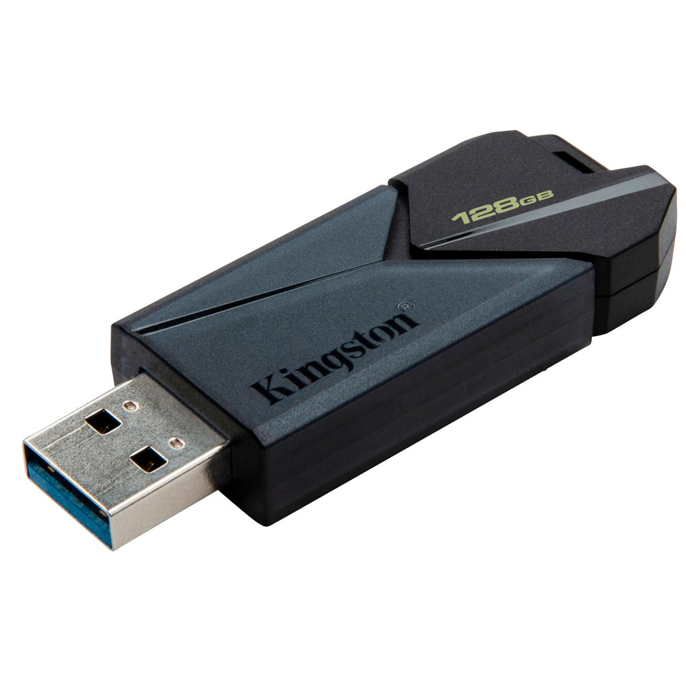 Pen Drive Kingston DataTraveler Exodia Onyx 128GB USB 3.2 Gen1, Preto Fosco, Tampa Deslizante - DTXON/128GB