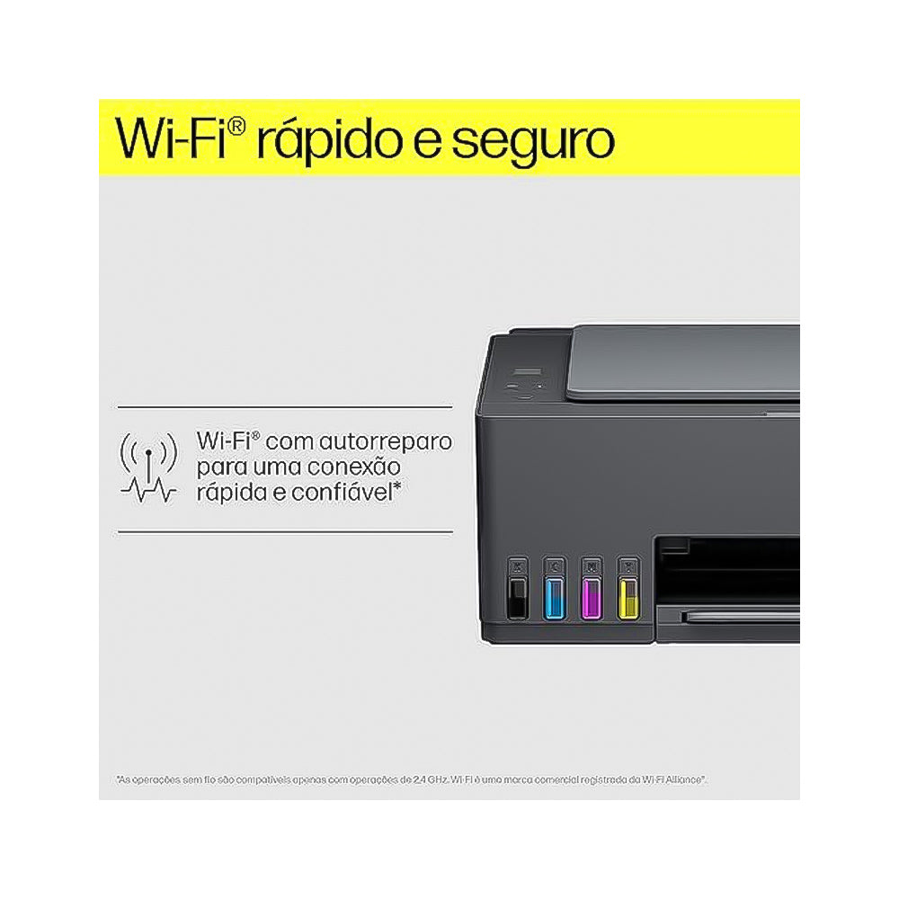 Impressora Multifuncional HP Smart Tank 581, Colorida, Wi-Fi, USB, Bivolt - 4A8D5A