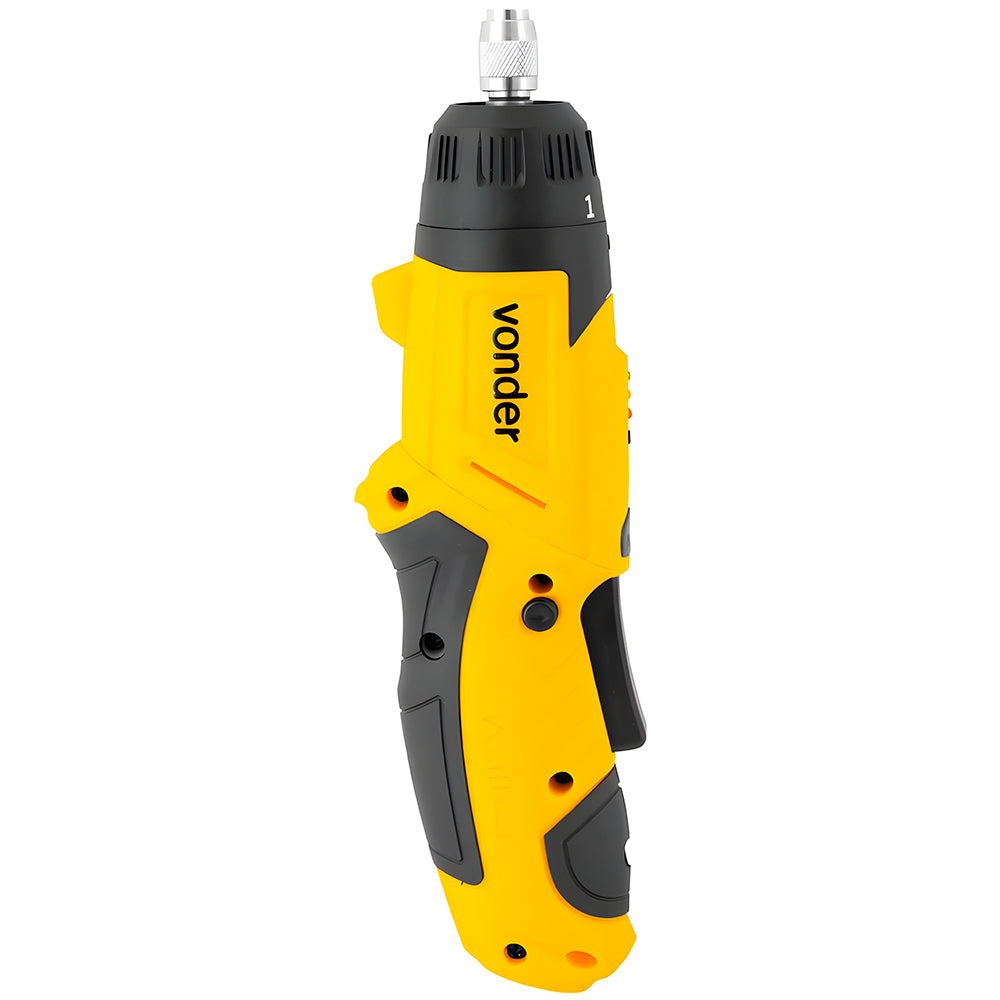 Parafusadeira a Bateria Vonder PBV 120 Bivolt 3,6V com 12 Acessórios e Carregador