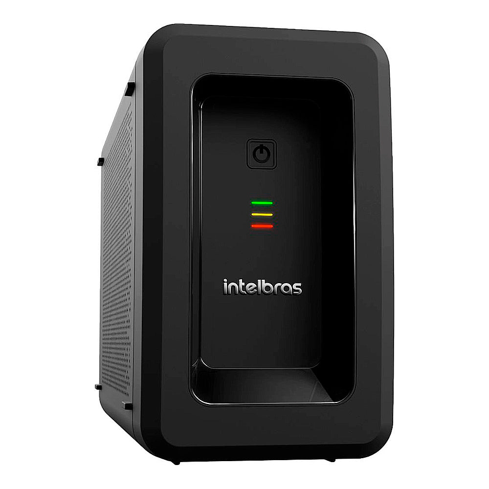 Nobreak Interativo Intelbras ATTIV 1200VA Preto Entrada e Saída 220 Voltes Com 8 Tomadas