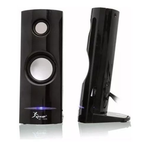 Mini Caixa de Som Para Notebook Pc Sknup Kp7026 Usb 2.0