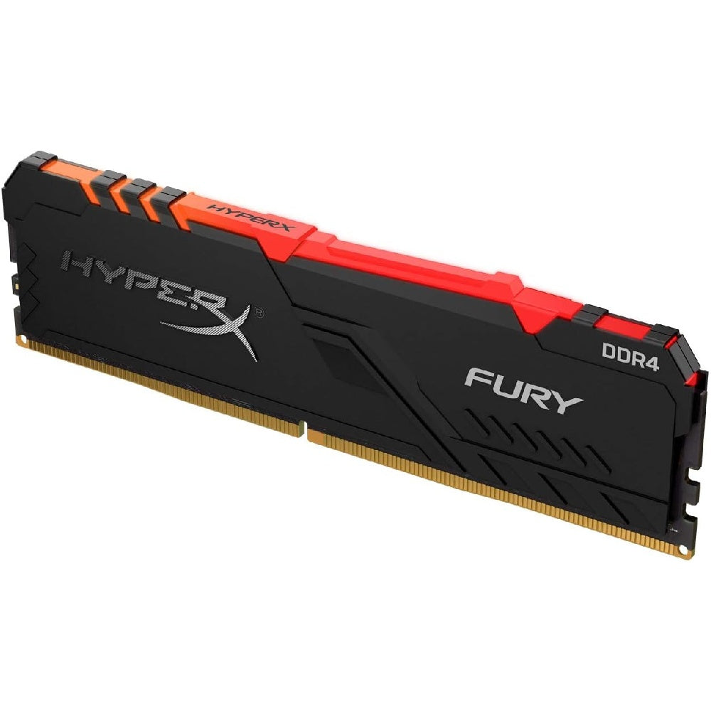 Memória RAM HyperX Fury RGB 16GB (1x16GB) DDR4 3000MHz, CL15, 1.2V XMP, Infrared Sync, Preto, HX430C15FB3A/16