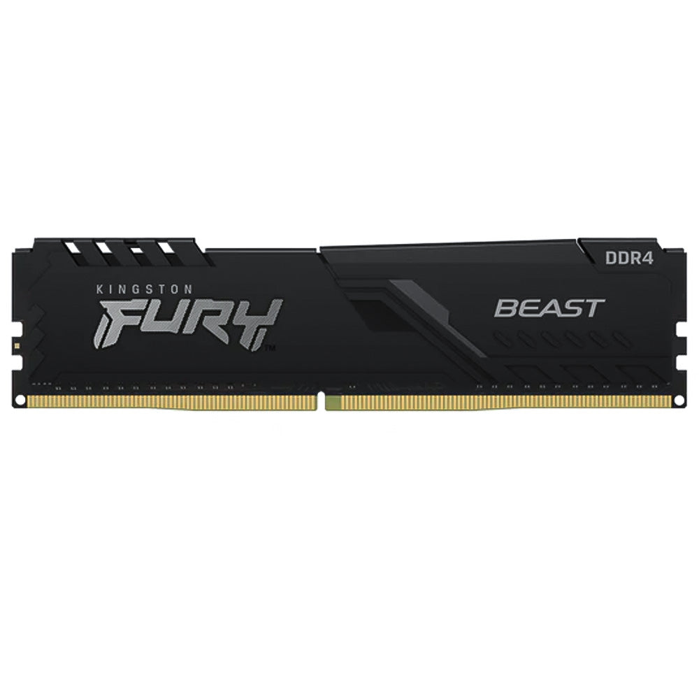Memória Ram Desktop Fury Beast, 8GB, 3200MHz, DDR4, CL16, Kingston KF432C16BB/8 Preto