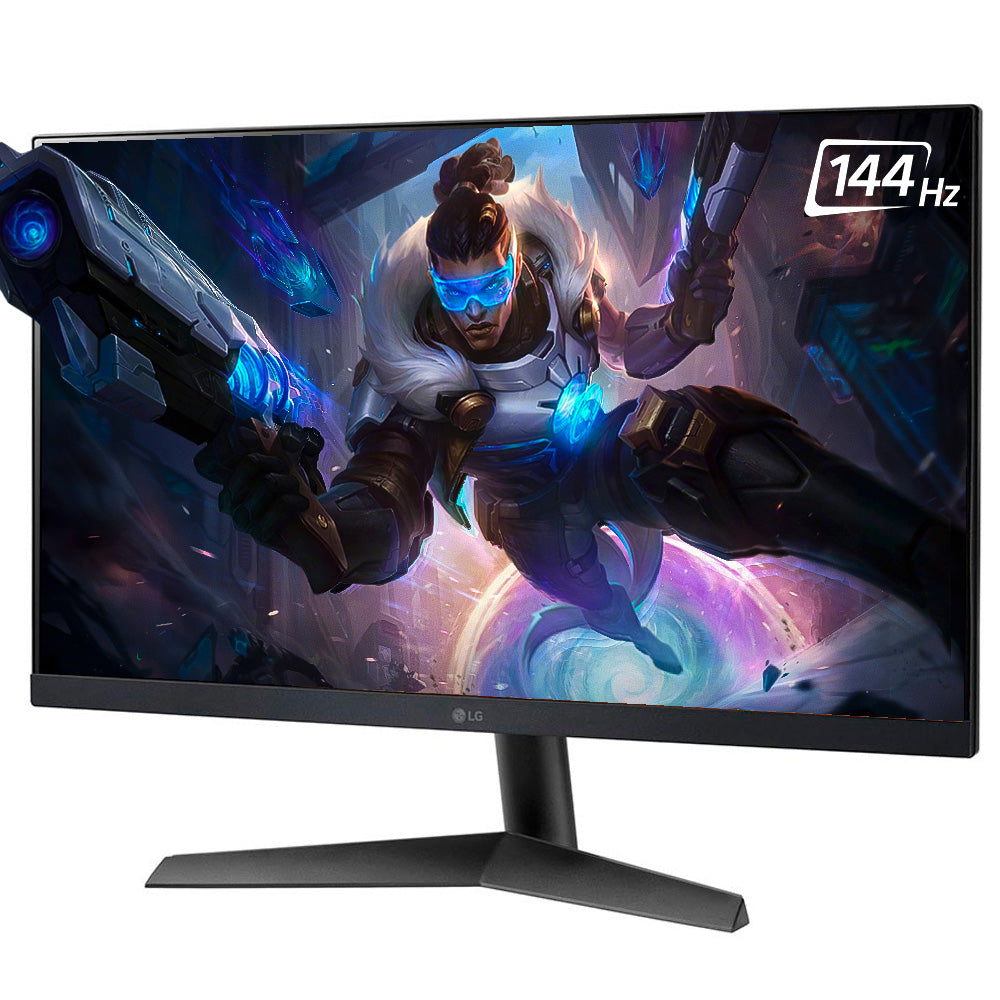 Monitor Gamer LG UltraGear 24 Full HD, 144Hz, 1ms, IPS, HDMI e DisplayPort, 99% sRGB, HDR, FreeSync, VESA 24GN60R-B.AWZM