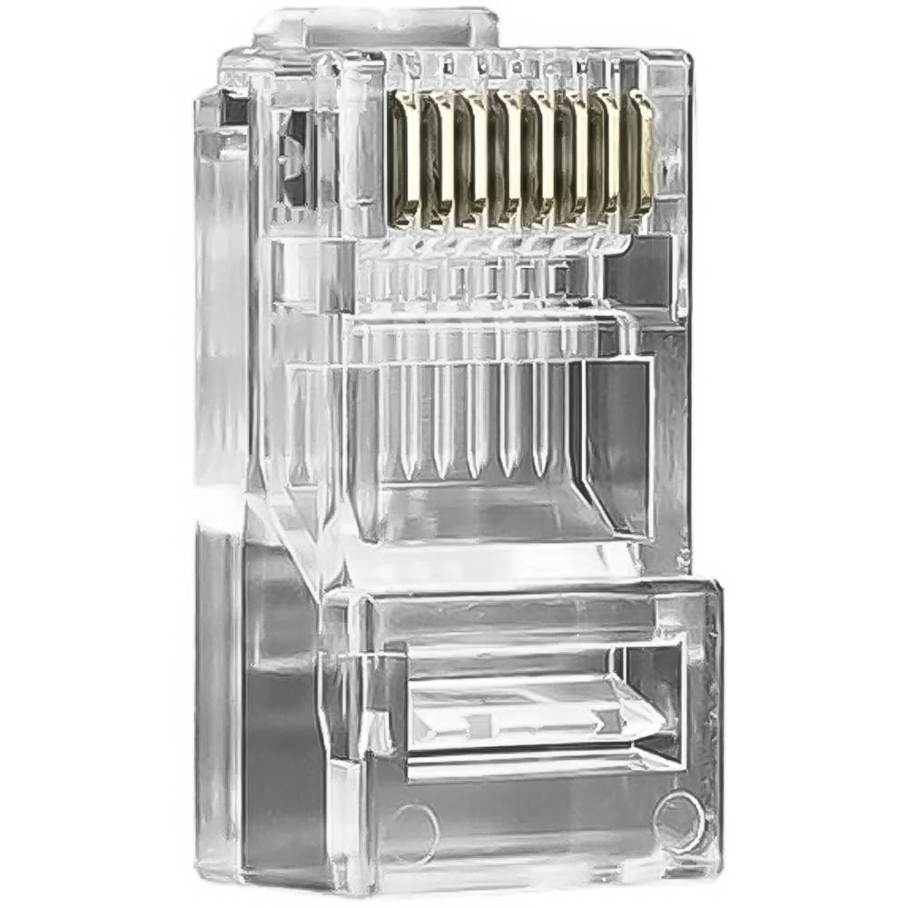 Plug Conector RJ45 Conex 1000 RJ45 CAT6 Gigabit Intelbras