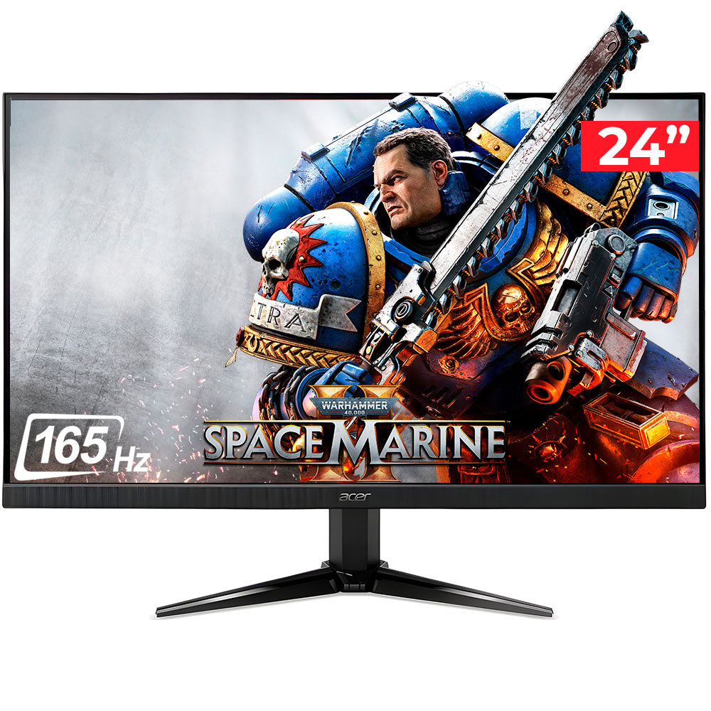 Monitor Gamer Acer Nitro 23.8" LED Full HD, 165Hz, 1ms, HDMI e DisplayPort, HDR, FreeSync Premium, VESA - QG241Y Pbiip