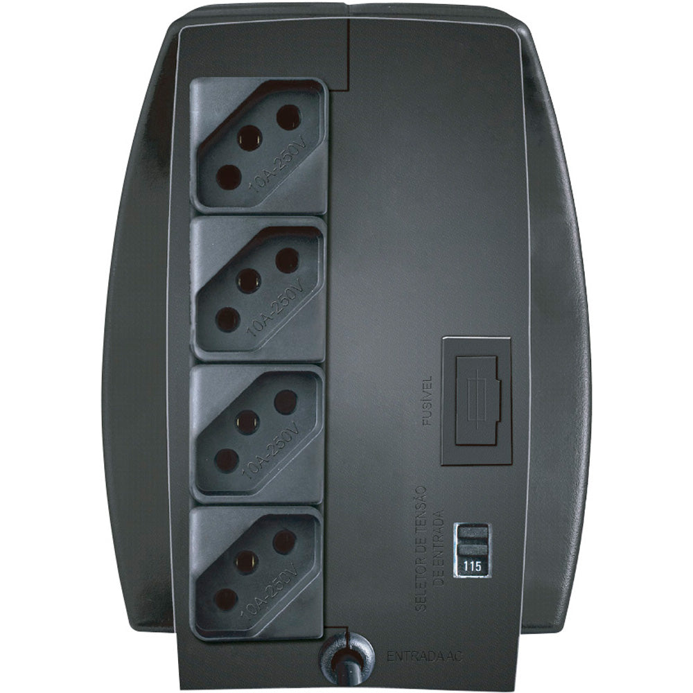 Estabilizador Bivolt ES-500VA Entrada 220v Manual - Saída 115V Bem Ligado Coletek Energia