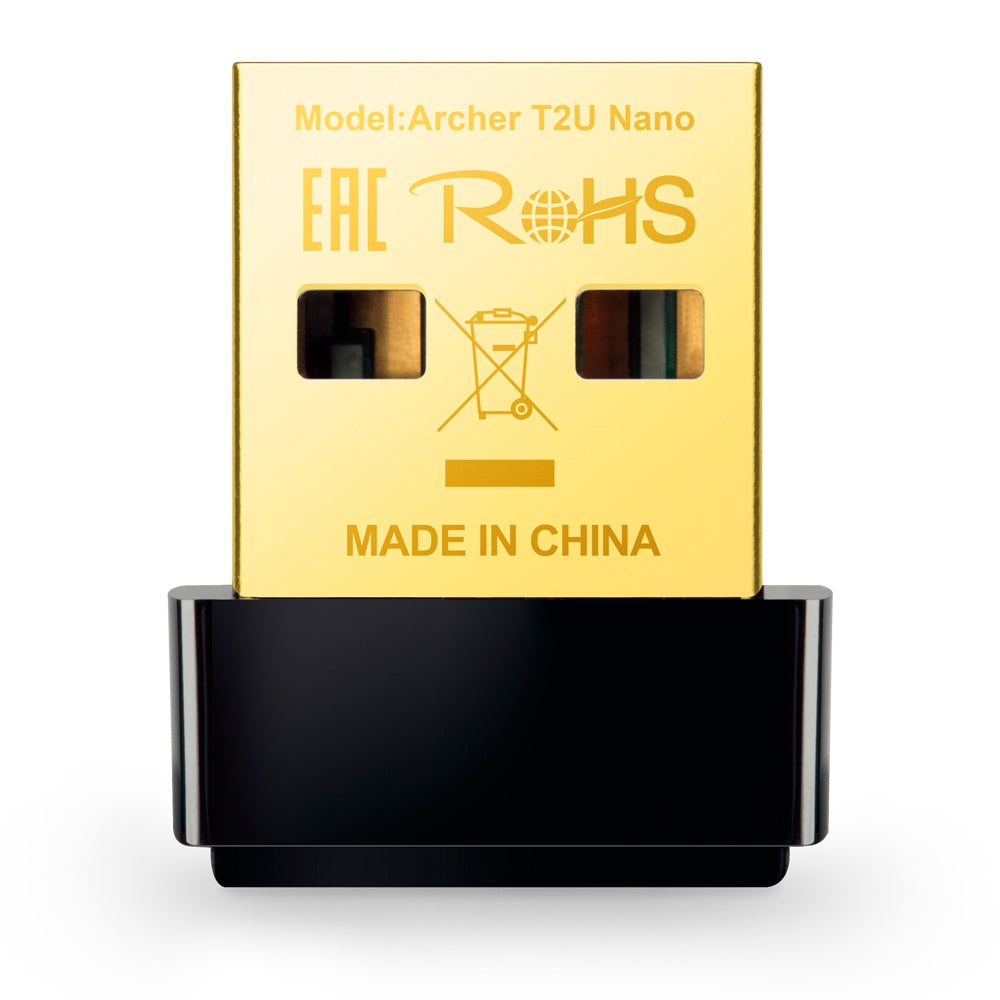 Nano Adaptador USB Wi-Fi Archer T2U AC600 Tp-Link Dual Band
