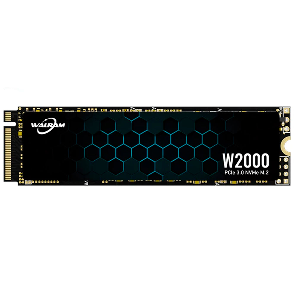 SSD M.2 NVME PCIe 3.0 Walram 256GB, Leitura 2600Mb/s, Escrita 1900Mb/s - W2000