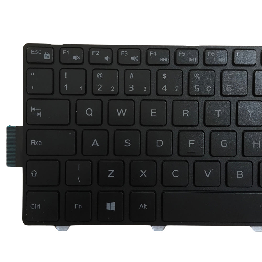 Teclado Notebook Dell Inspiron 15-5000 Series, L15-5547, L15-3542, Frame, Alfanumérico, Preto