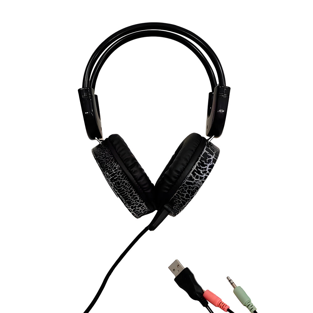 Fone De Ouvido Headset PC-006 Gamer XBOX PS4 PC - Auscultadore