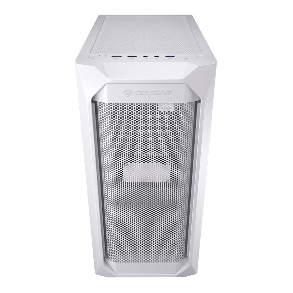 Gabinete Gamer Cougar MX410-G Suporte Atx/MaTX//Mini-ITX Com Lateral de Vidro - Branco