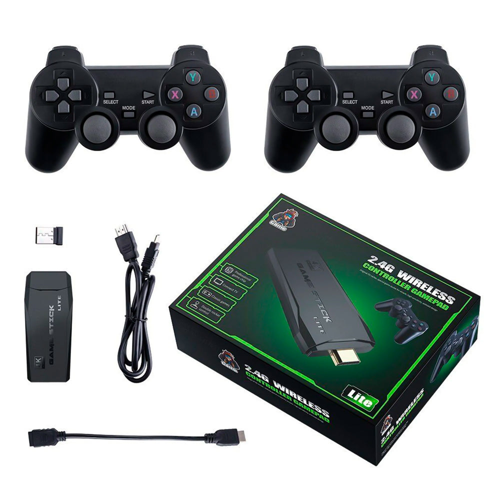 Vídeo Game Retrô, Lite 4k, 10.000 Jogos, HDMI, USB, Game Stick 4K, Com 2 Controles