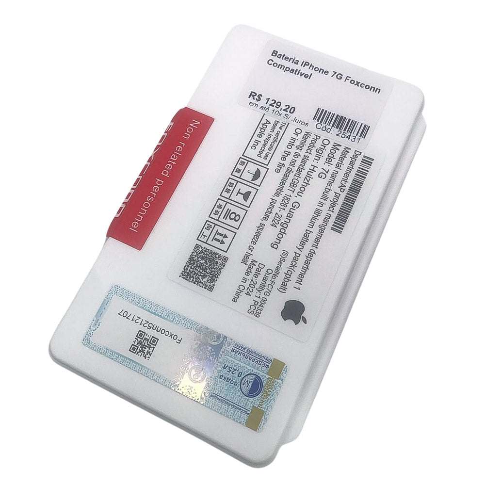Bateria Compatível Para iPhone 7G, Foxconn