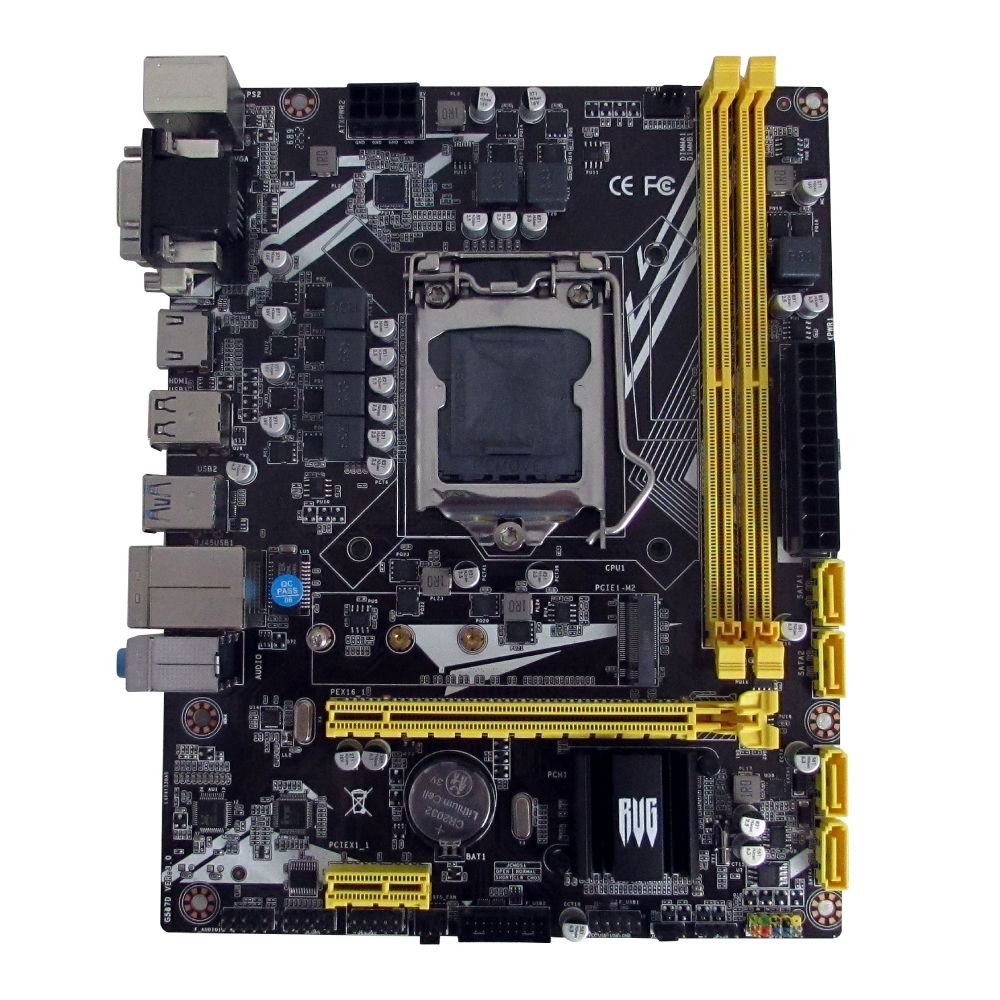 Placa Mãe Revenger G-H510 Intel LGA 1200 mATX 2x DDR4 M.2/HDMI/DVI/VGA/PS2