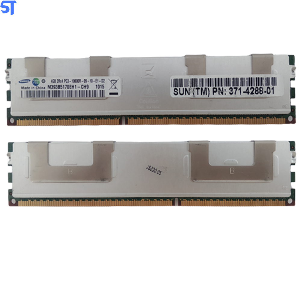 Memória Ram Desktop Servidor Samsung DDR3 ECC REG 4G 1333 MHz Para Intel Xeon cpu X58 X79 X99 Placa-Mãe 240 pinos Dual F