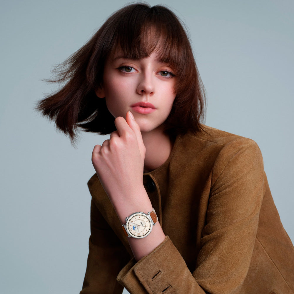Smart Watch, Relógio Inteligente HUAWEI WATCH GT 5, 46mm, Sharp-Edged Design, iOS e Android, Sistema GPS, Marrom