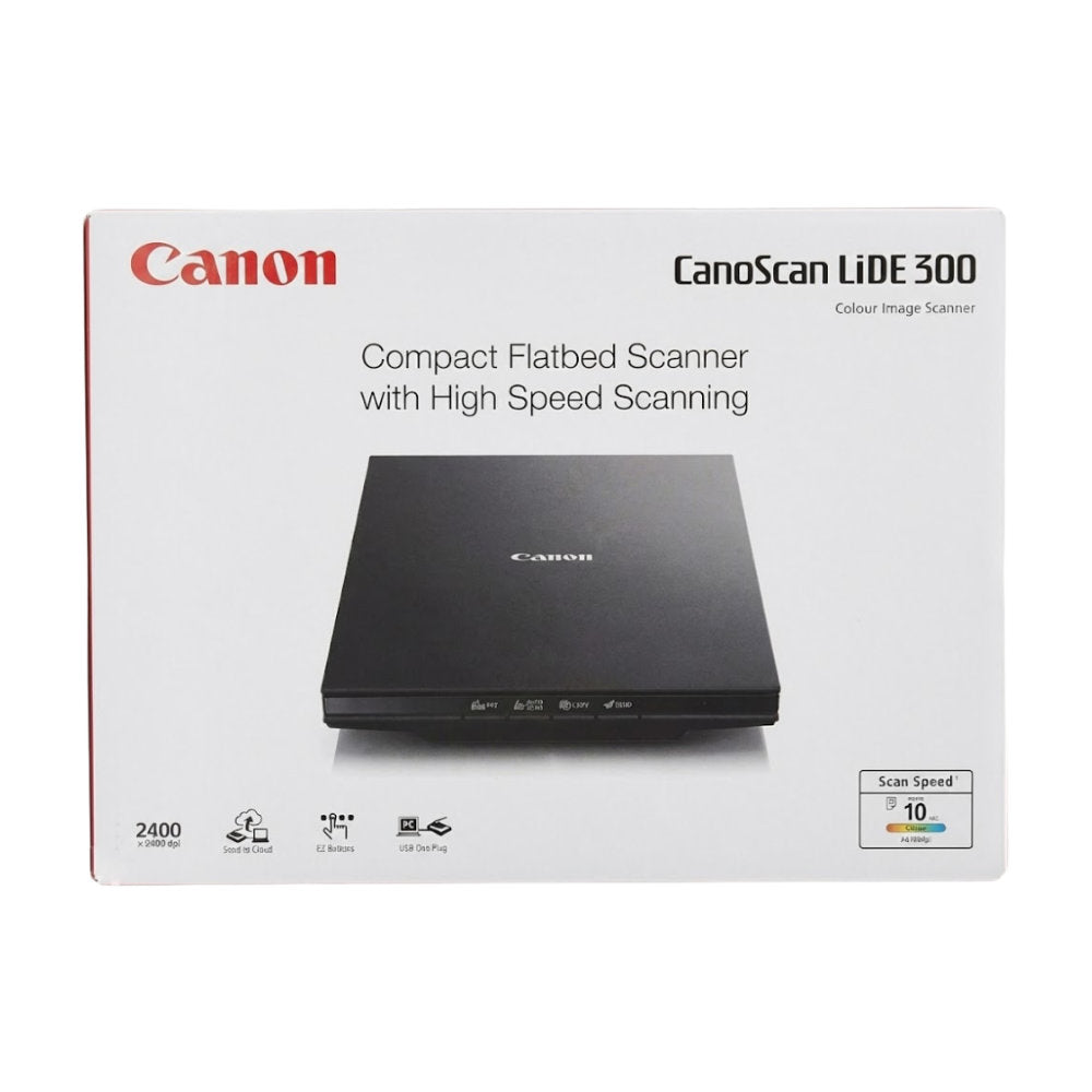 Scanner de Mesa Canon CanoScan LiDE 300 Colorido 2400dpi USB A4 Fotos Documentos